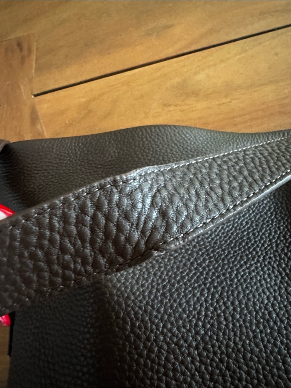 Status Anxiety Ready And Willing Cocoa Leather Shoulder Bag - Picture 8 of 11